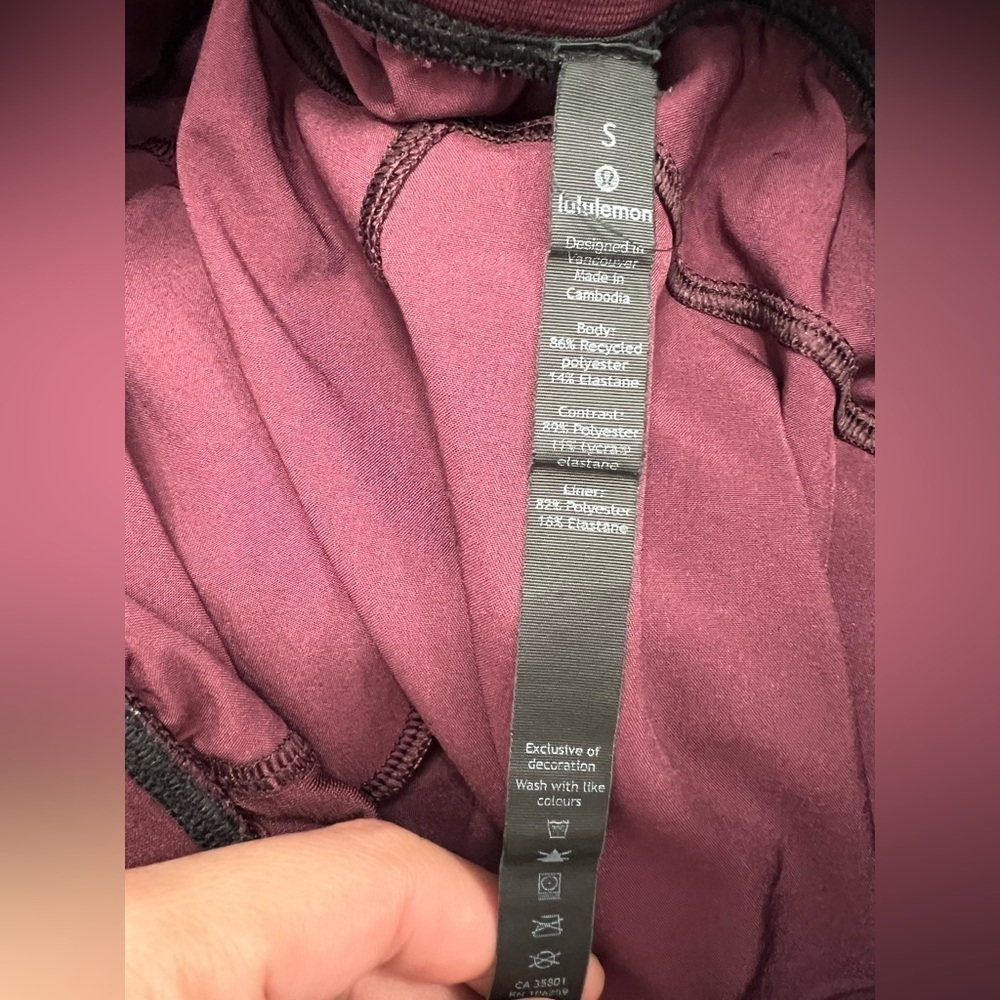 Lululemon T.H.E. Short *Luxtreme Liner 9" Heathered Texture Printed Dark Adobe - Picture 11 of 11
